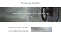 Desktop Screenshot of doorkeeperministries.com