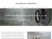 Tablet Screenshot of doorkeeperministries.com